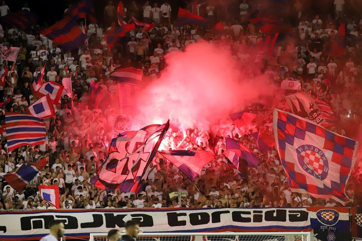 Hajduk - Rijeka, loža | foto: Veljko Martinović