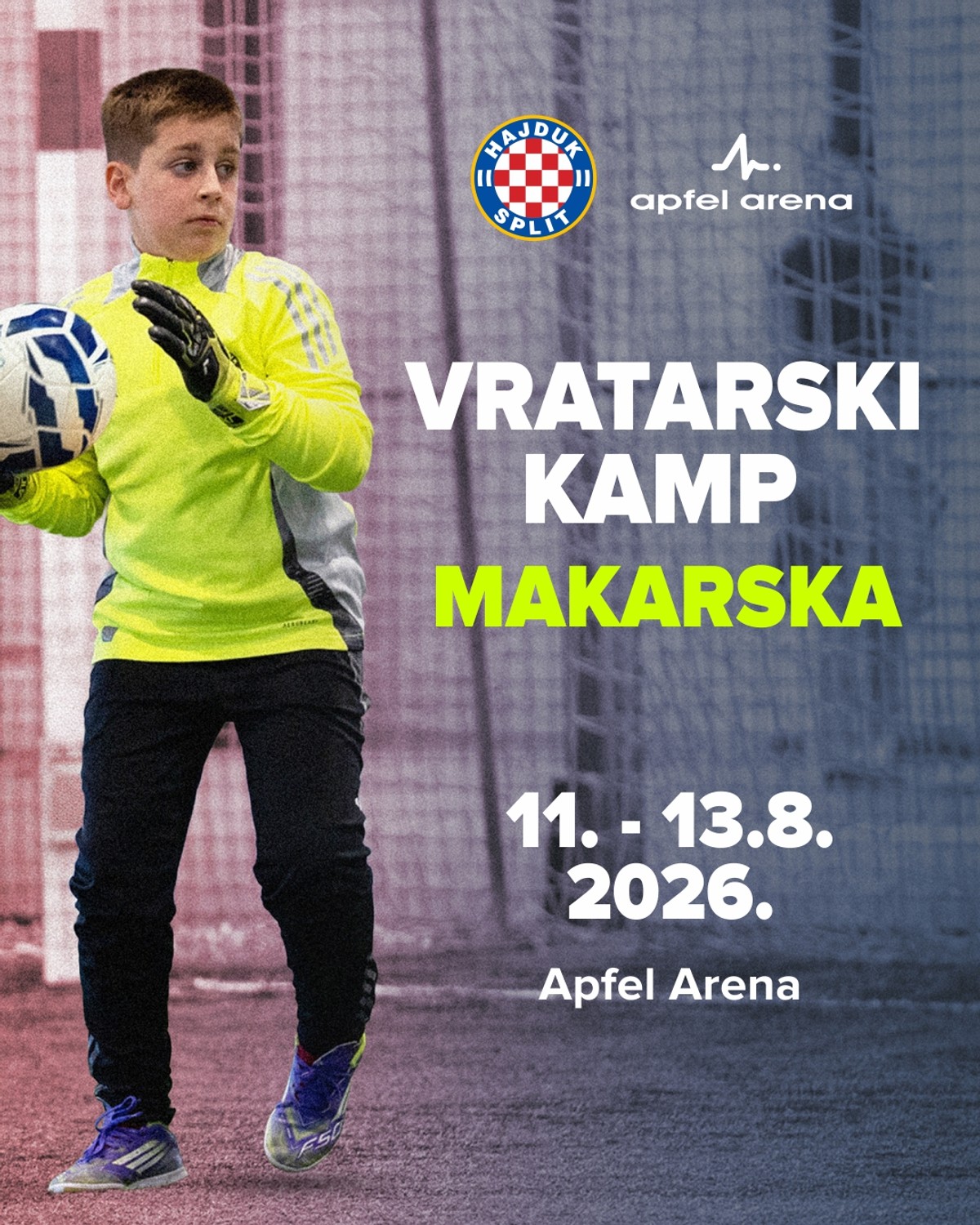 Otvorene prijave za Hajdukov nogometni kamp u Apfel Areni u Makarskoj
