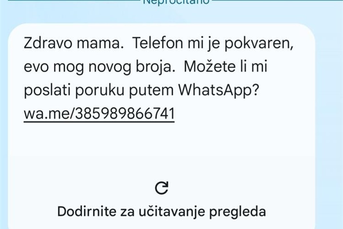 Roditelji, pripazite ako dobijete ovakav SMS