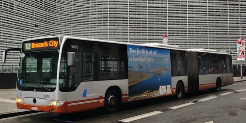 FOTOGALERIJA Motivi Hrvatske na najfrekventnijim lokacijama u Bruxellesu