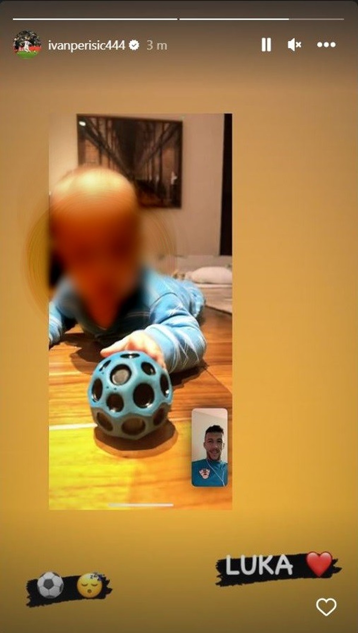 ZA RASTOPIT SE Ivan Perišić objavio preslatku fotografiju sina Luke