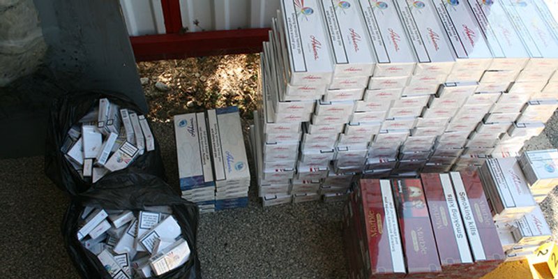 Vrgoračka policija našla 1150 šteka cigareta u teretnjaku