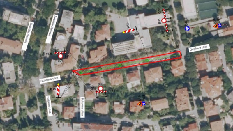 AGLOMERACIJA Privremena regulacija prometa na Bačvicama