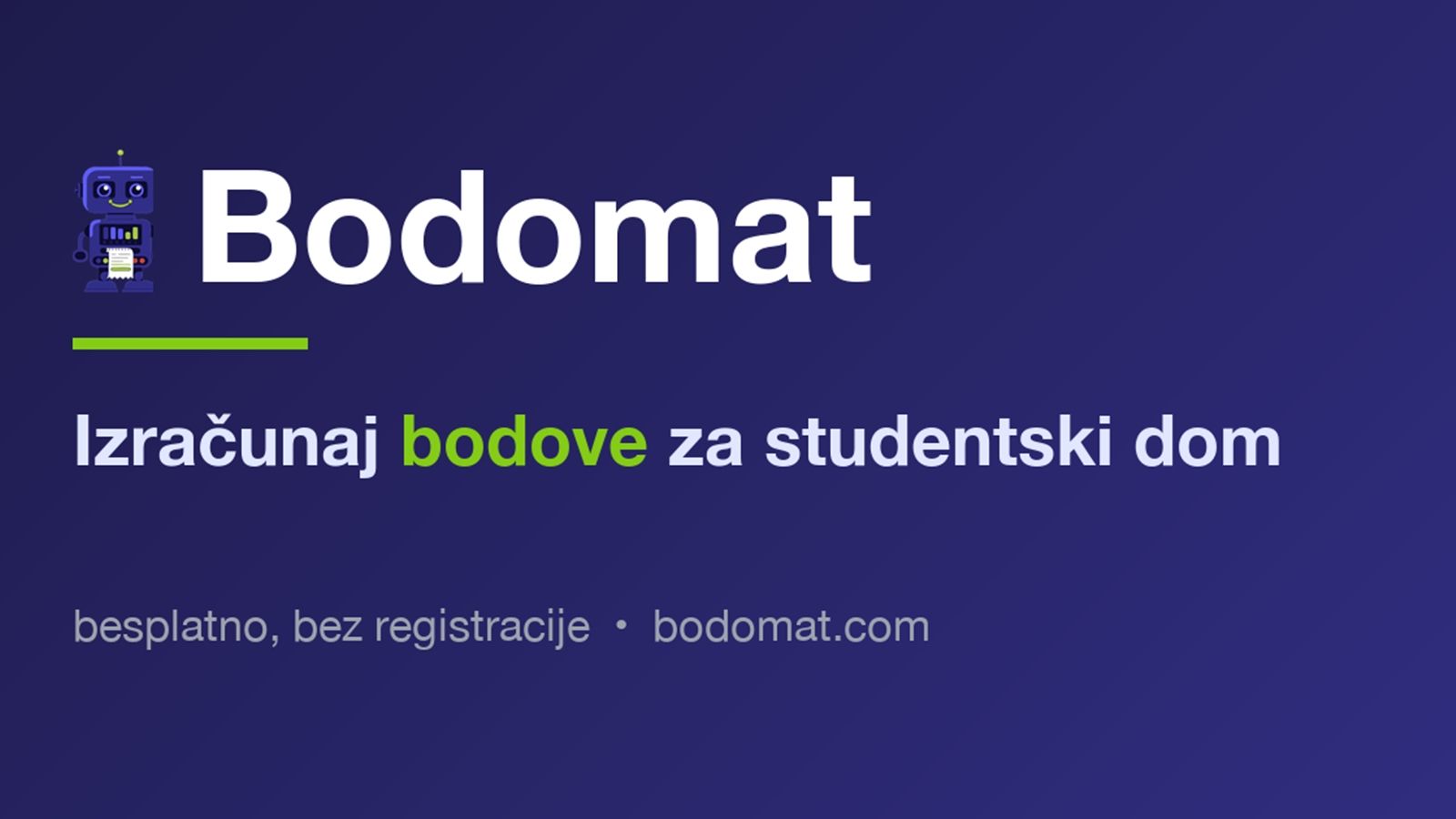 Maturant iz Trogira razvio Bodomat: Besplatan alat studentima otkriva koliko bodova imaju za dom