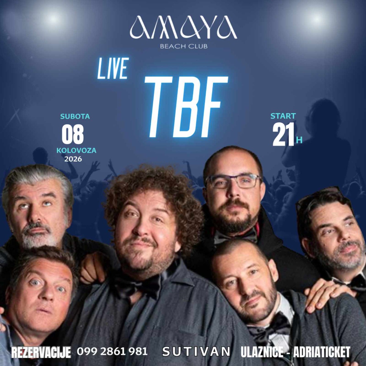 BRAČANI SU DOČEKALI SVOJE: TBF stiže u Amaya Beach Club!
