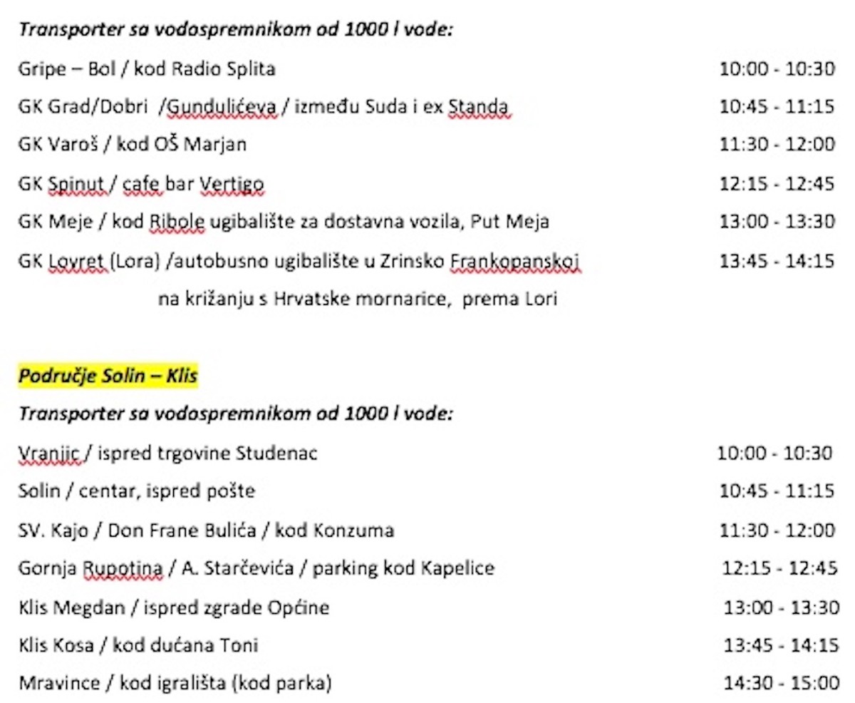 ZAMUTILA SE VODA Preporuka prokuhavanja na snazi, doznajte raspored cisterni