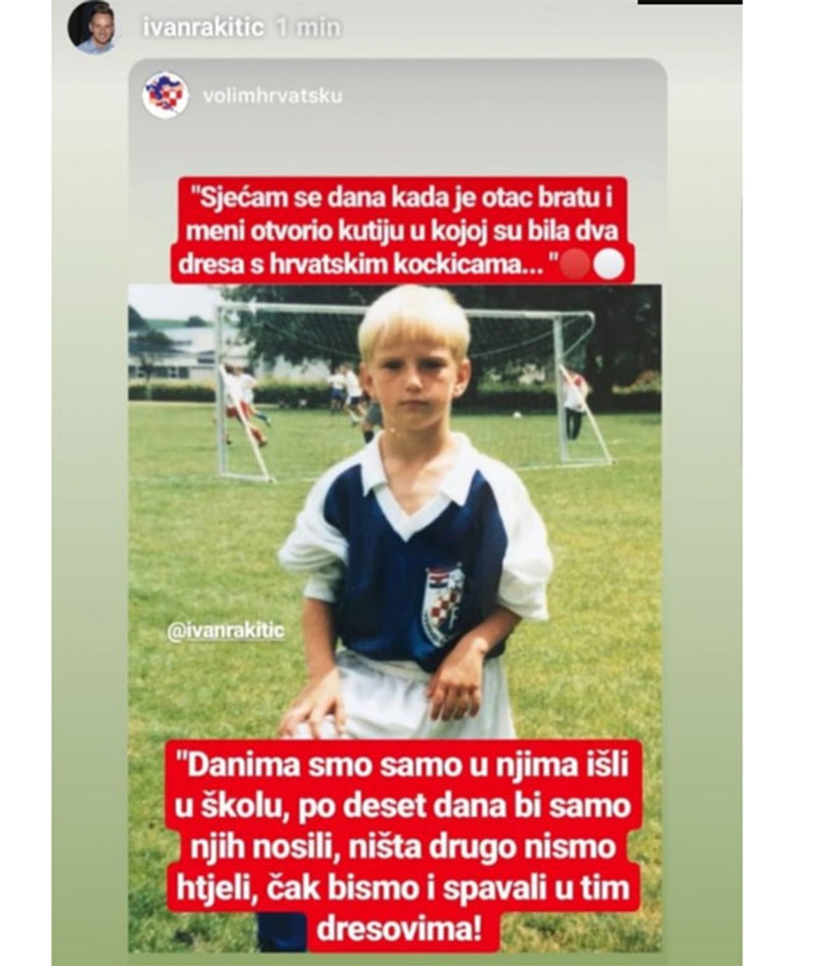 Emotivni Rakitić: 'Sjećam se kada je otac bratu i meni otvorio kutiju u kojoj su bila dva dresa s hrvatskim kockicama' 