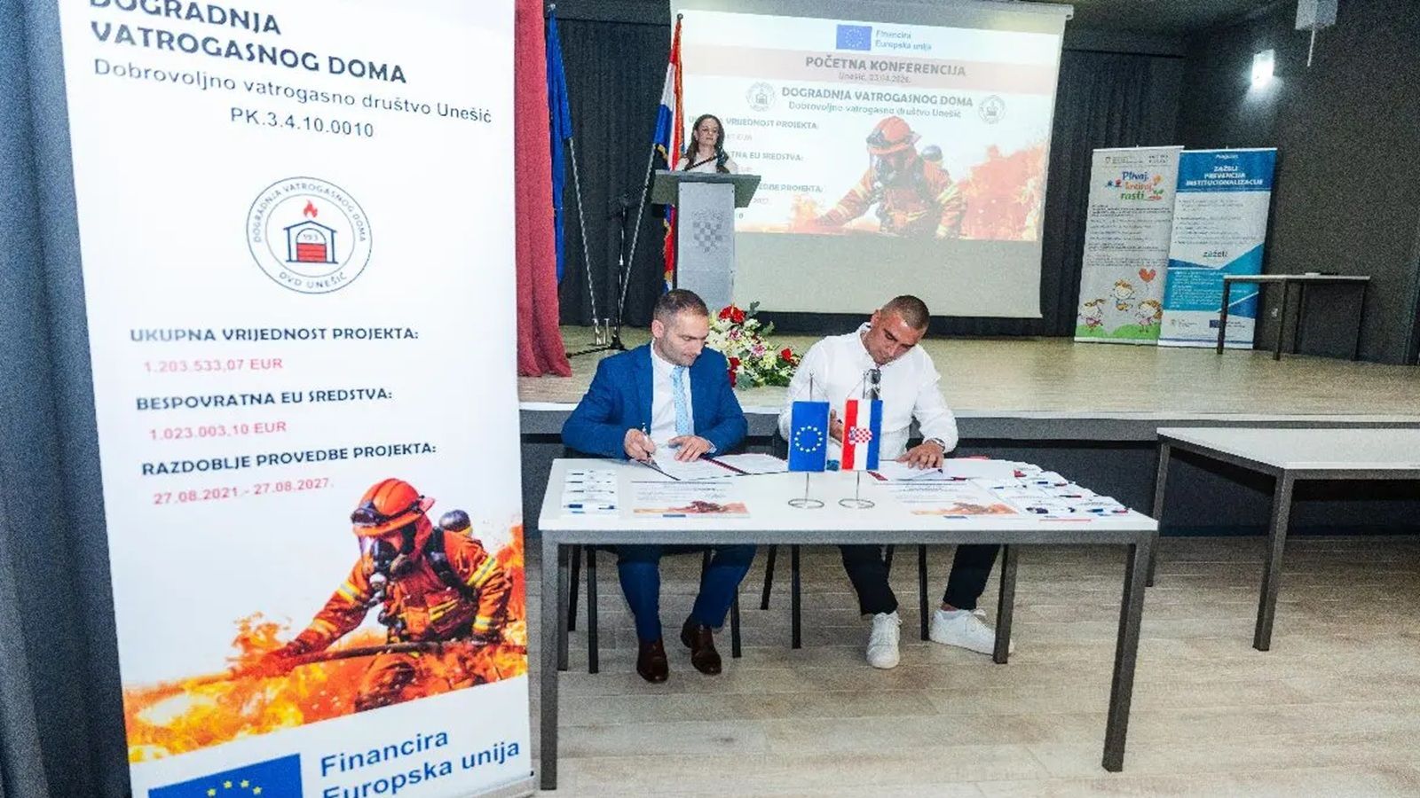 UNEŠIĆ Dogradit će se vatrogasni dom