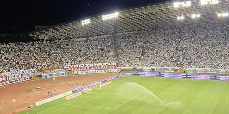 VIDEO: Publika na Poljudu zapjevala dobro poznati refren iz hrvatskih derbija