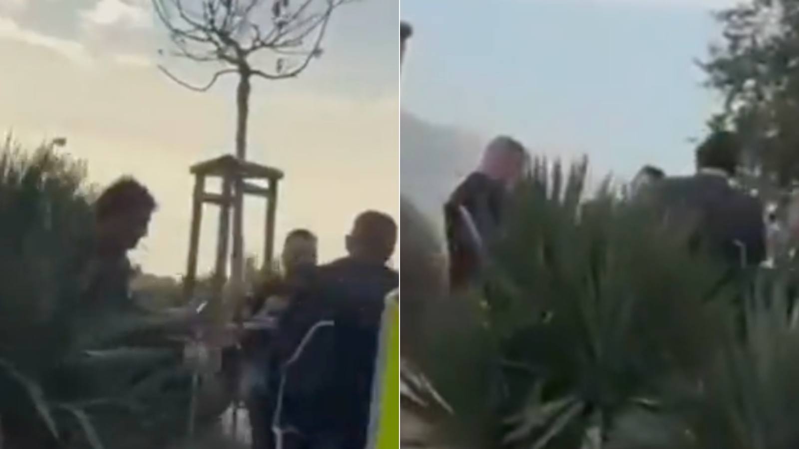 VIDEO Neobična partija karata na Ravnim njivama: Stol postavili u kružni tok, ali je zabavu prekinula policija