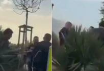 VIDEO Neobična partija karata na Ravnim njivama: Stol postavili u kružni tok, ali je zabavu prekinula policija