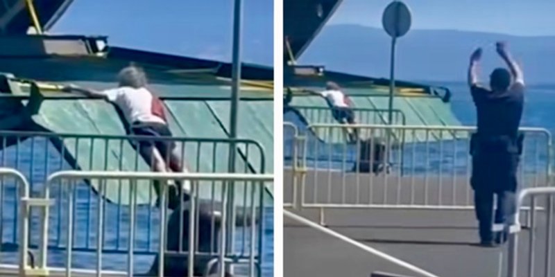 NA RAMPI TRAJEKTA Nije zakasnio, već se švercao?!