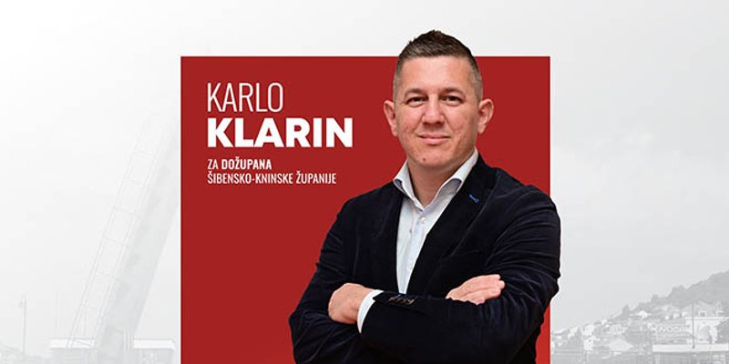 Karlo Klarin kandidat za šibensko-kninskog dožupana