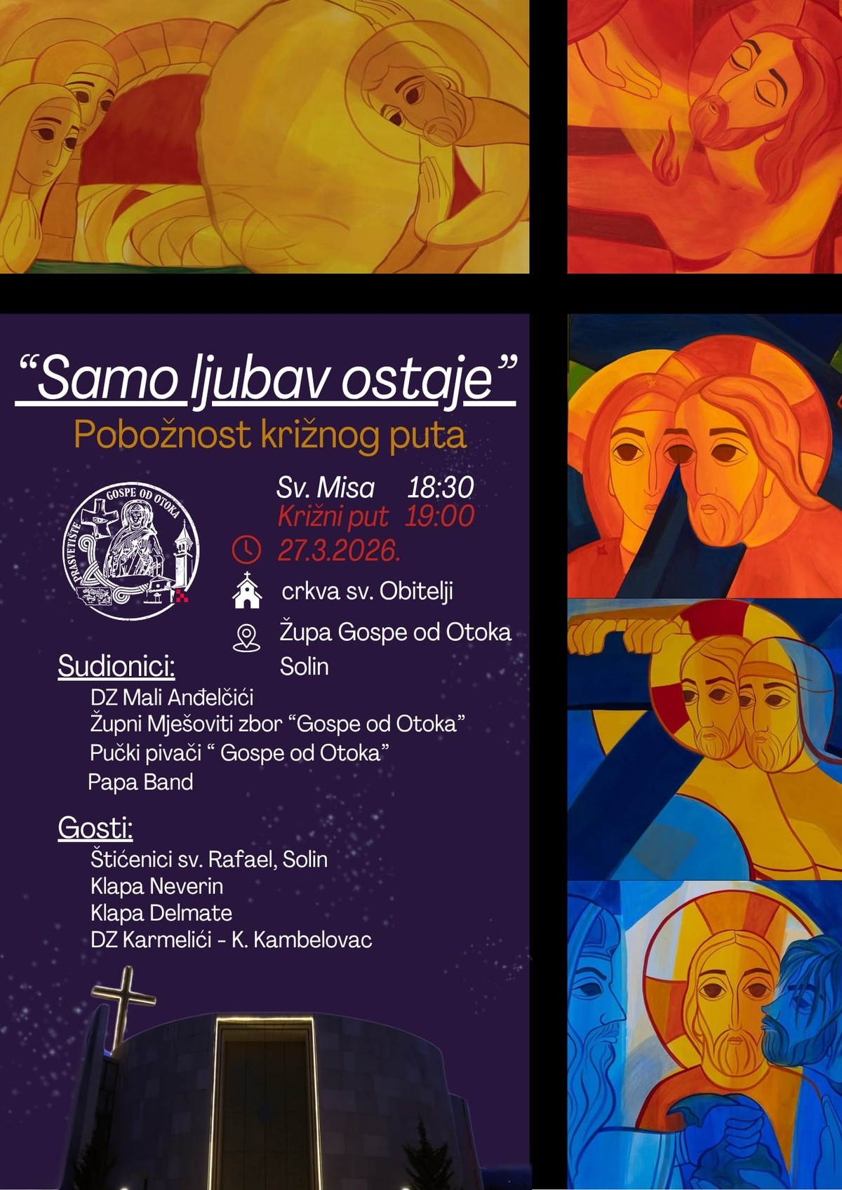 SOLIN Korizmeni koncert 'Samo ljubav ostaje'