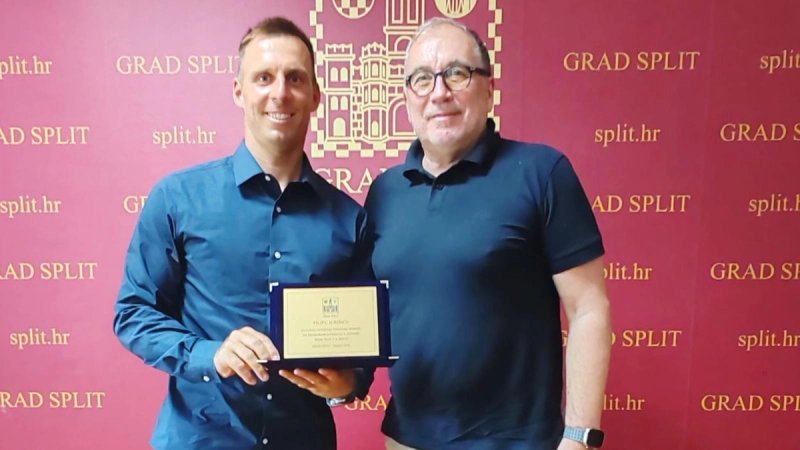Bronca za Split: Filip Jurišić primio gradsko priznanje nakon velikog uspjeha na Europskom prvenstvu