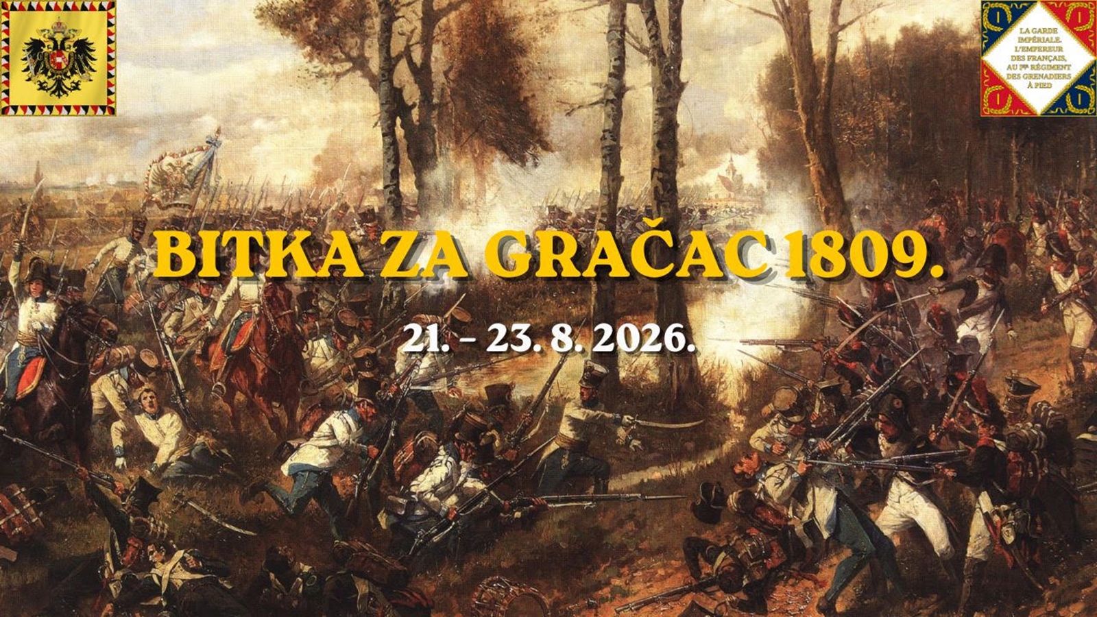 Gračac ovog vikenda postaje poprište Napoleonove bitke: Stižu povijesne postrojbe iz četiri europske zemlje