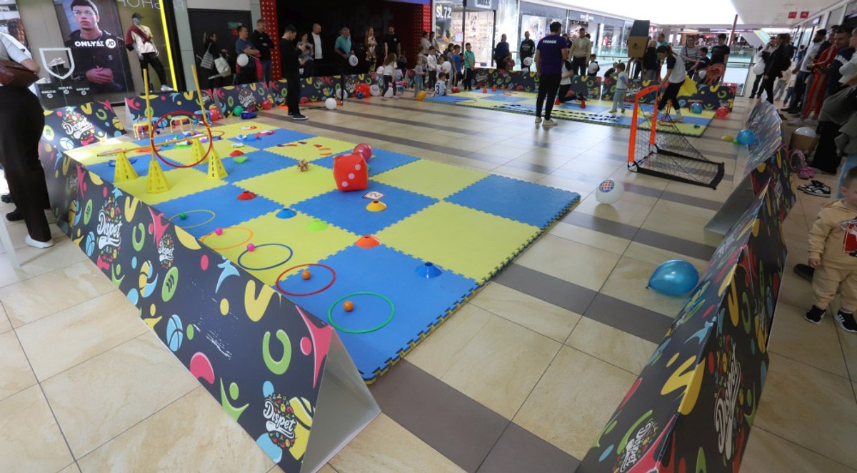 Hajdučke aktivnosti u centru Mall of Split | Foto: Veljko Martinović