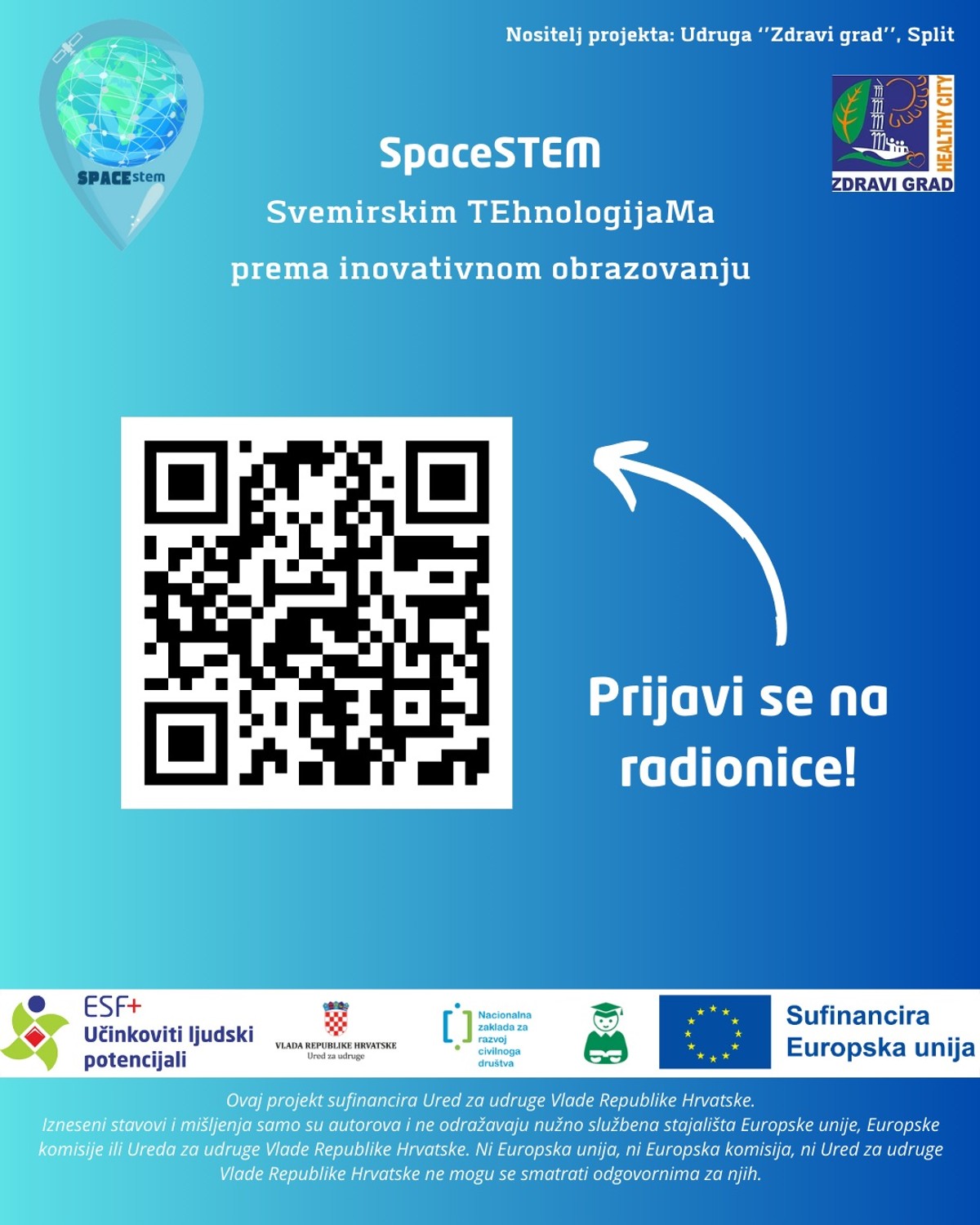 SpaceSTEM: Besplatne STEM radionice i nova promotivna aktivnosti u prosincu!