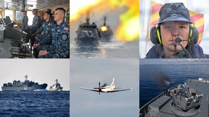 FOTO/VIDEO Proveden ciklus vježbi Hrvatske ratne mornarice