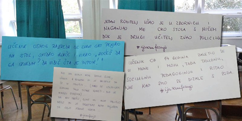 Profesori dijele užasna iskustva s nasilnim učenicima i roditeljima: 'Jedan otac me s nožem u ruci naganjao oko stola'