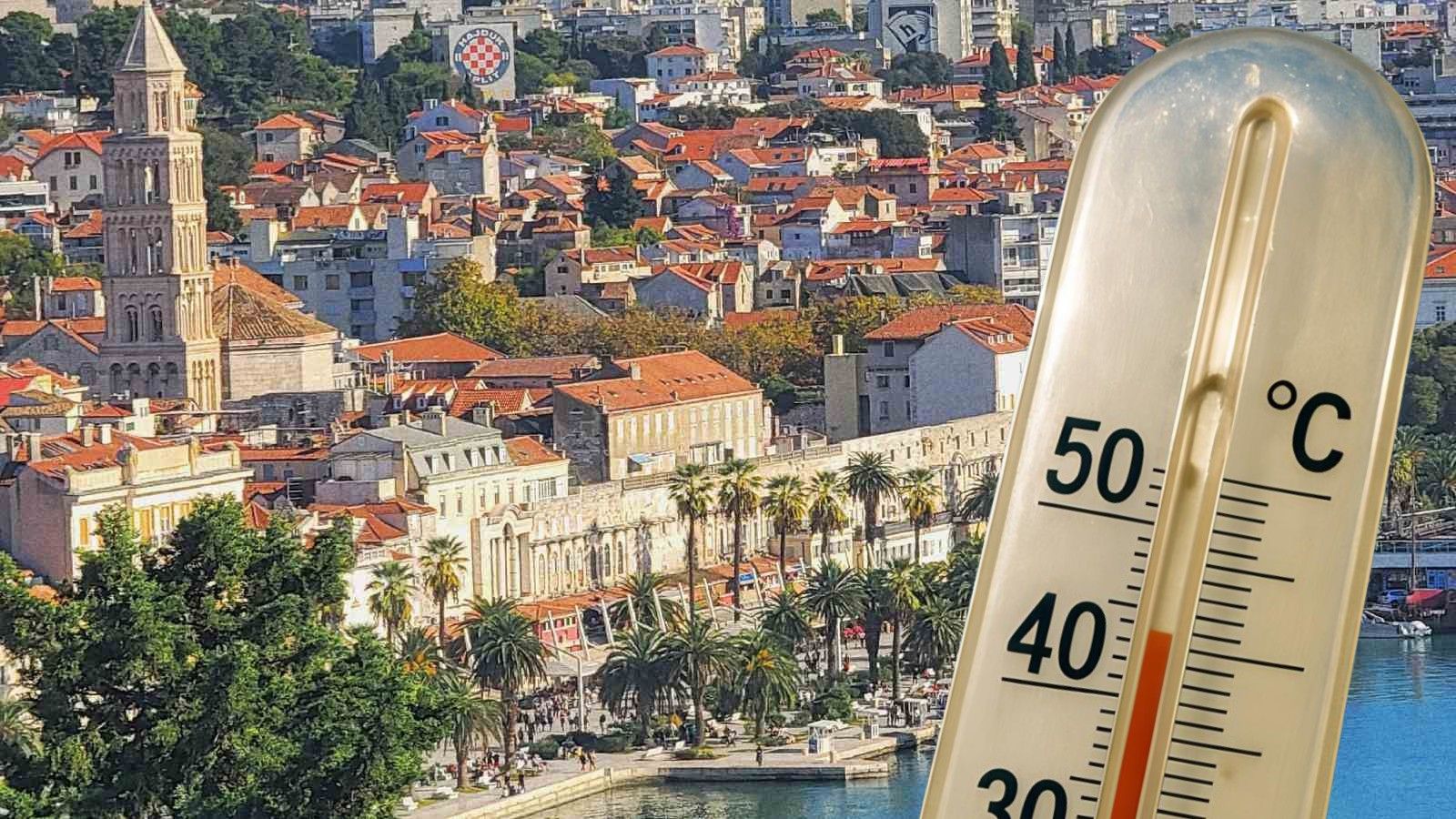 Split gori kao nikad dosad! Srušen temperaturni rekord star čak 76 godina