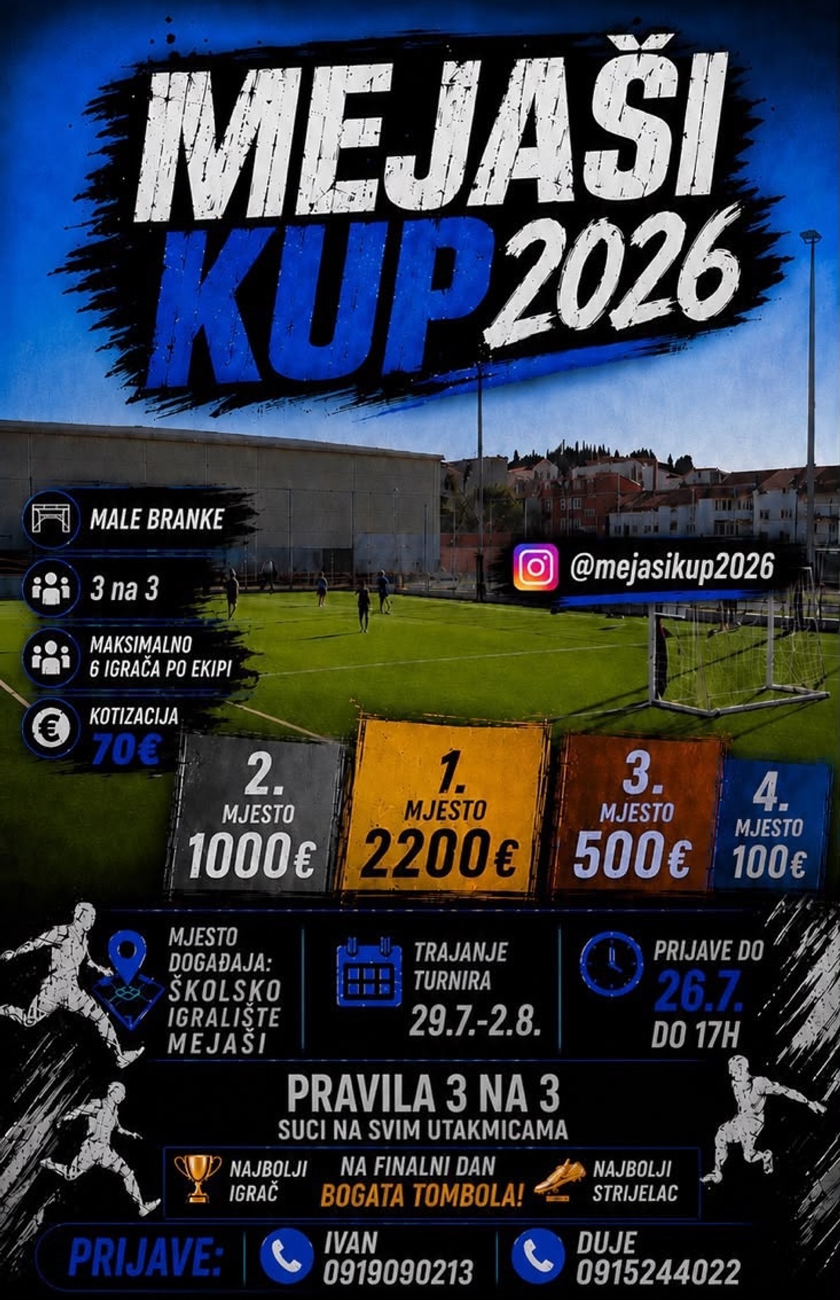 Mejaši kup 2026 okuplja 64 ekipe uz bogat nagradni fond i atraktivan format igre