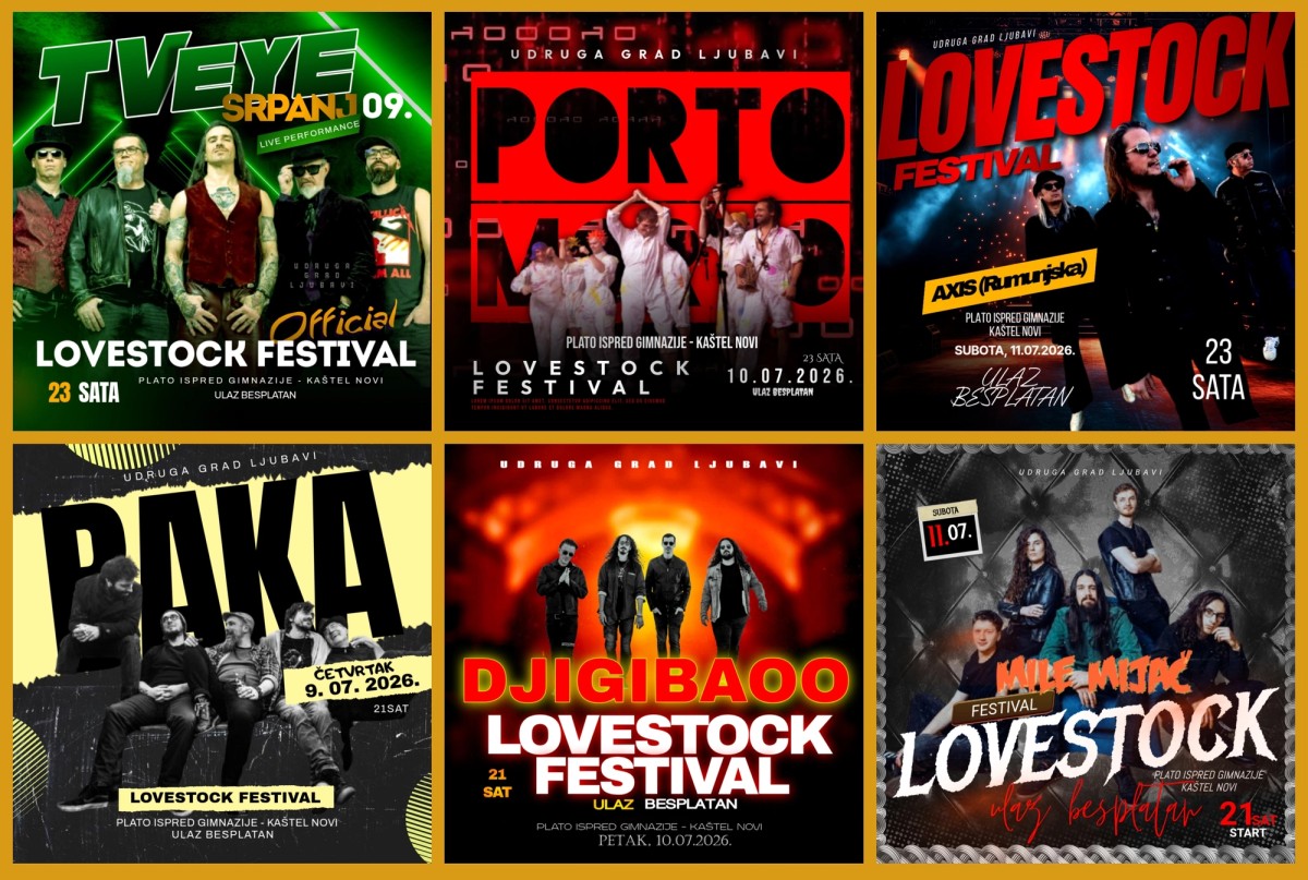 KAŠTELA GRAD LJUBAVI Poznati svi detalji 8. Lovestock Festivala