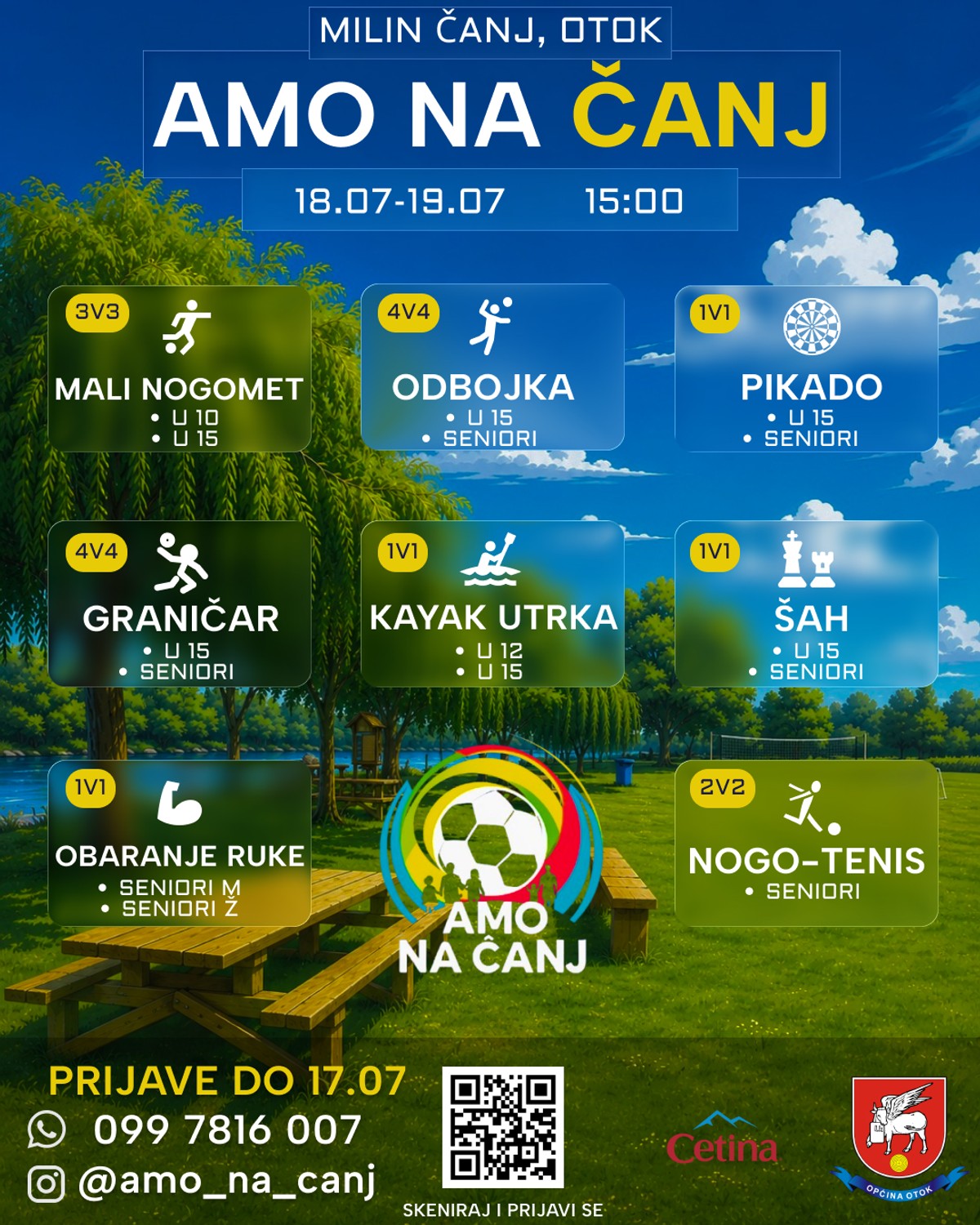Sport i debeli hlad uz Cetinu: Otvorene su prijave za ljetni festival 'Amo na Čanj' u Otoku