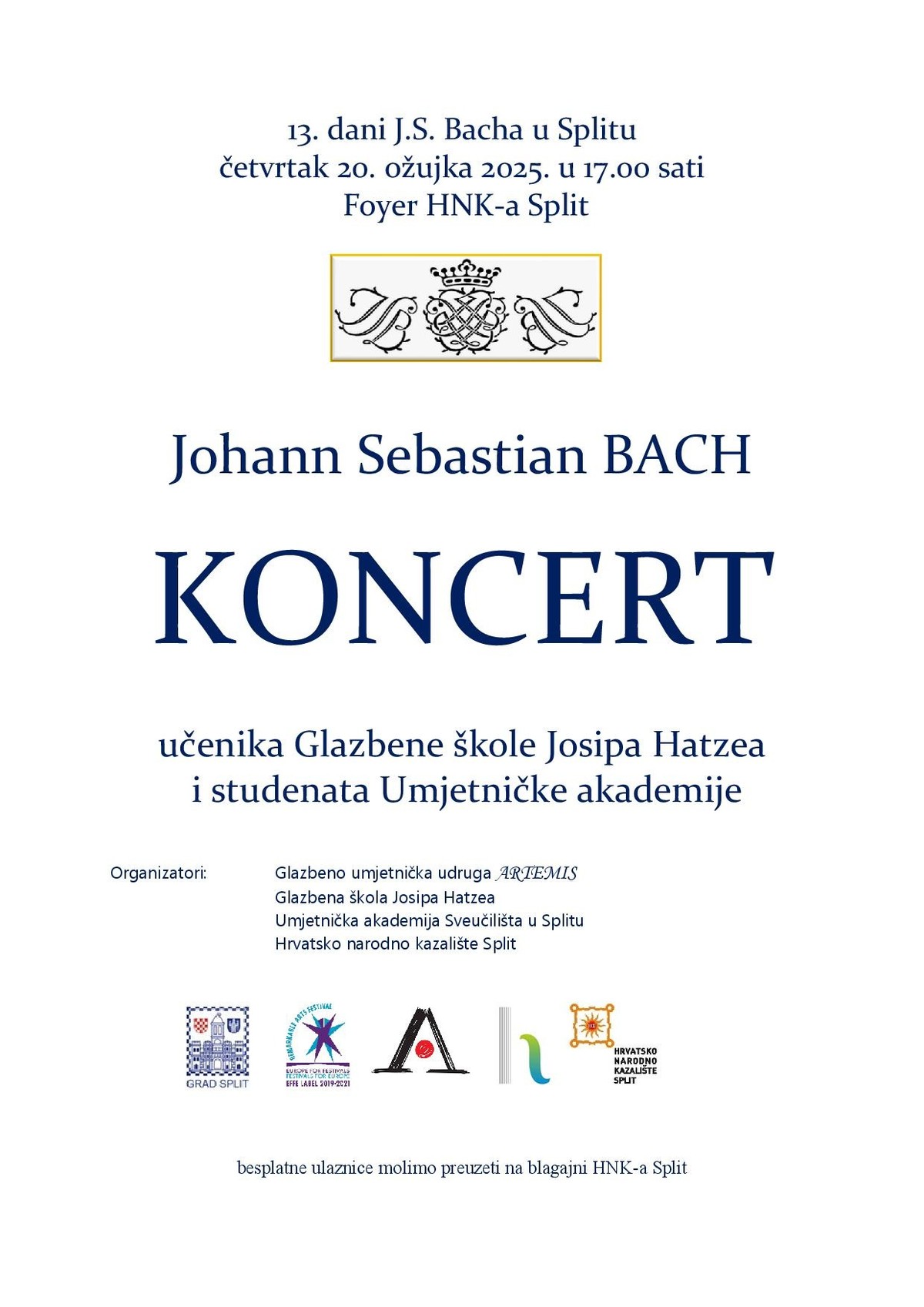 13. Dani J.S. Bacha u Splitu