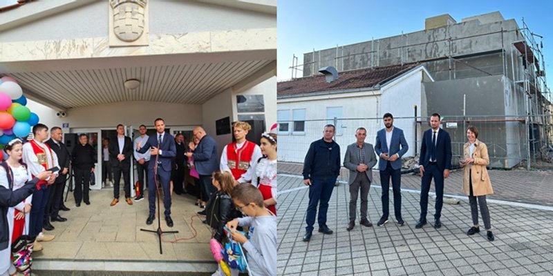 Erlić na otvorenju novog prostora vrtića u Dicmu: 'Trenutno ih se radi devet iz programa razvoja Dalmatinske zagore'