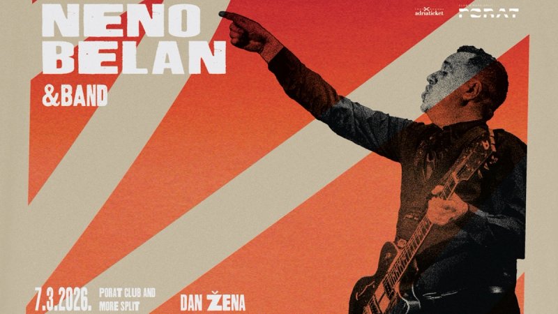 Ožujak u klubu Porat: Vikend uz Nenu Belana i najveće pop-rock himne