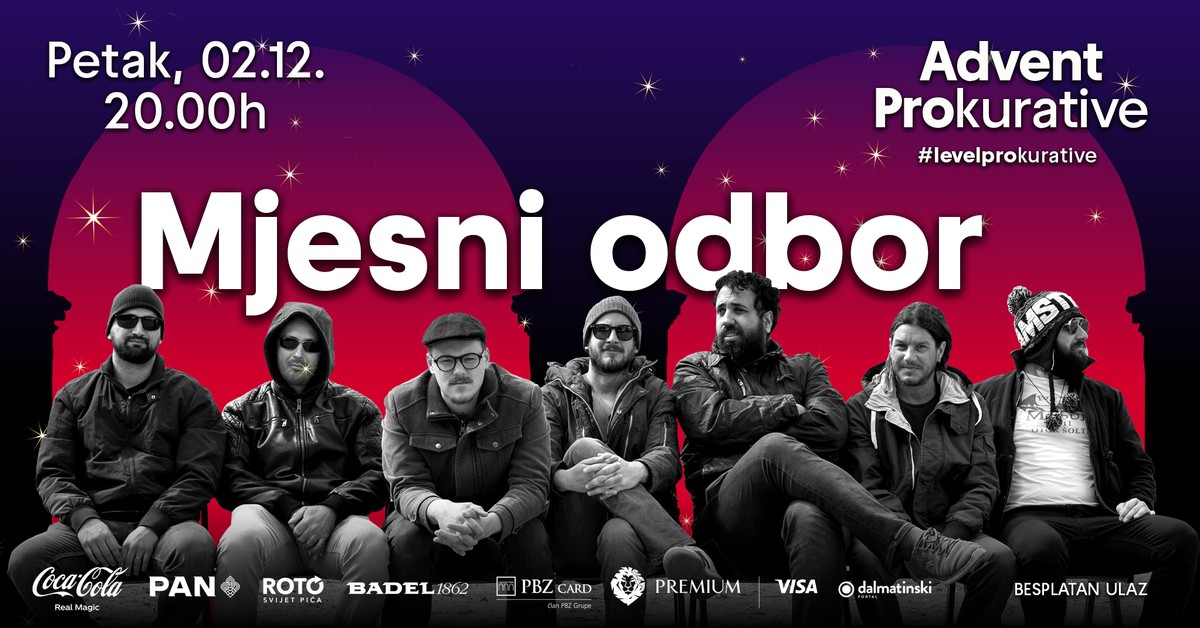 Hrvatska vs Belgija, besplatni koncerti Mjesnog odbora i Cubisma - donosimo vam program na Prokurativama do nedjelje