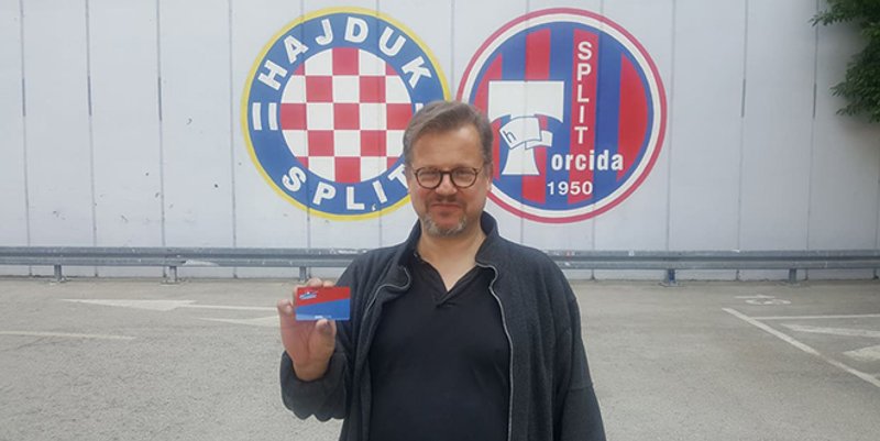 Na derbi Hajduka i Dinama je došao čak iz Finske i odmah je uplatio članarinu za 2019. godinu!