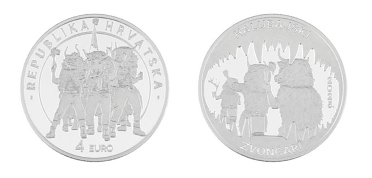 Novo izdanje Hrvatske kovnice novca: Halubajski zvončari u zlatu i srebru