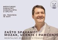 ZAŠTO SPAVAMO? Javno predavanje Zorana Đogaša o važnosti sna za zdravlje i pamćenje