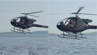 IZNENADILA KUPAČE NA ŽNJANU Ela Jerković skočila iz helikoptera, pogledajte video!