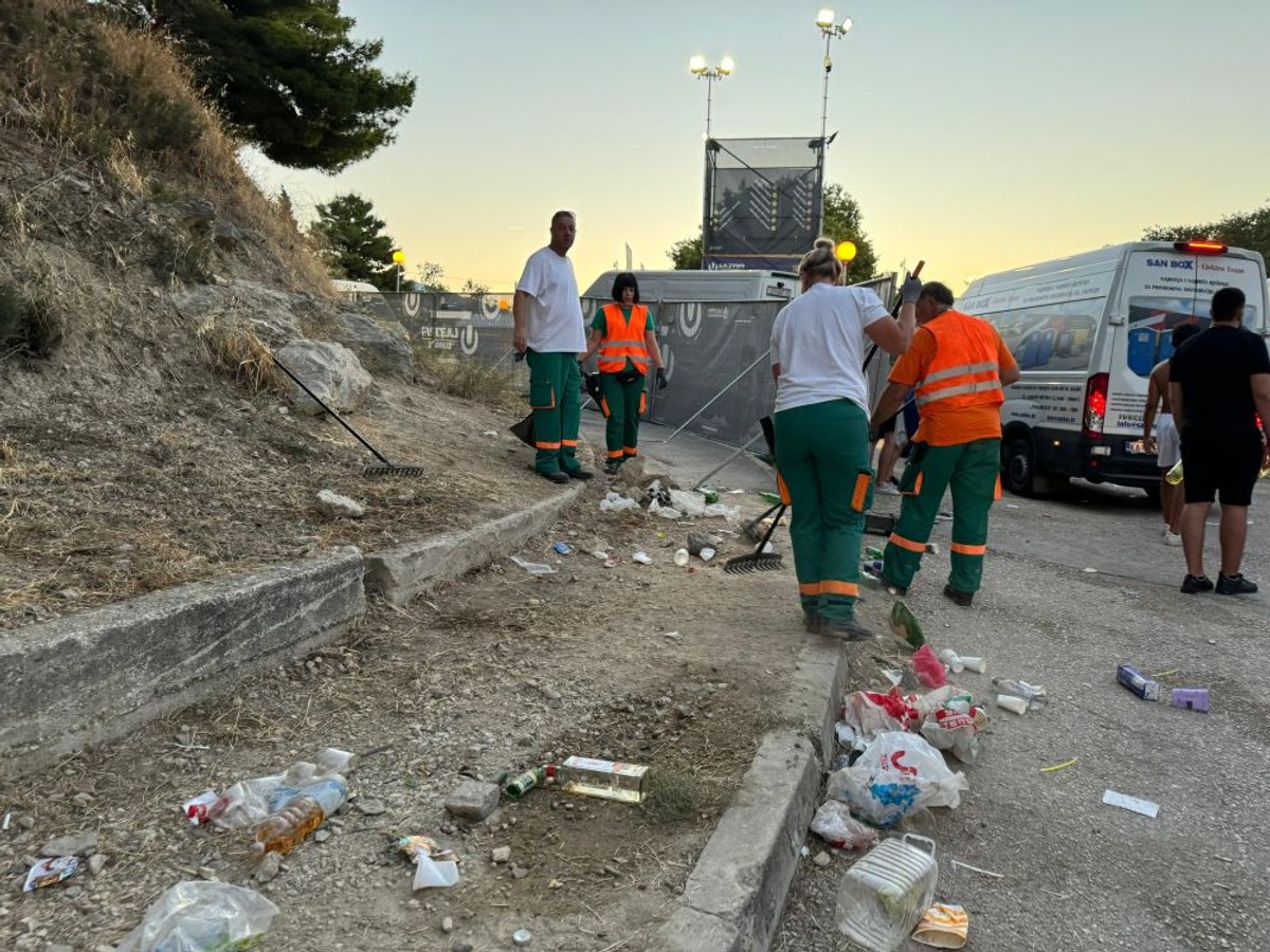 Jutro nakon Ultre s djelatnicima Čistoće