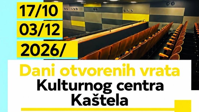 Dani otvorenih vrata Kulturnog centra Kaštela: Bogat program predstava, filmova i koncerata