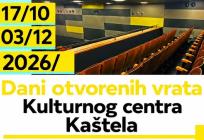 Dani otvorenih vrata Kulturnog centra Kaštela: Bogat program predstava, filmova i koncerata
