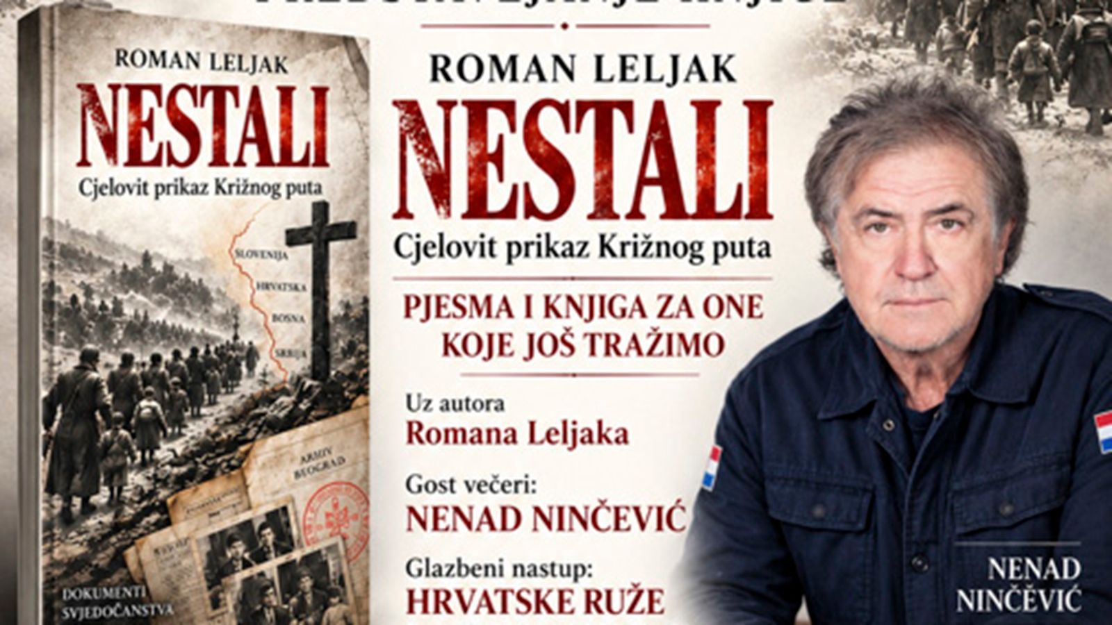 NESTALI Pjesma i knjiga za one koje još tražimo