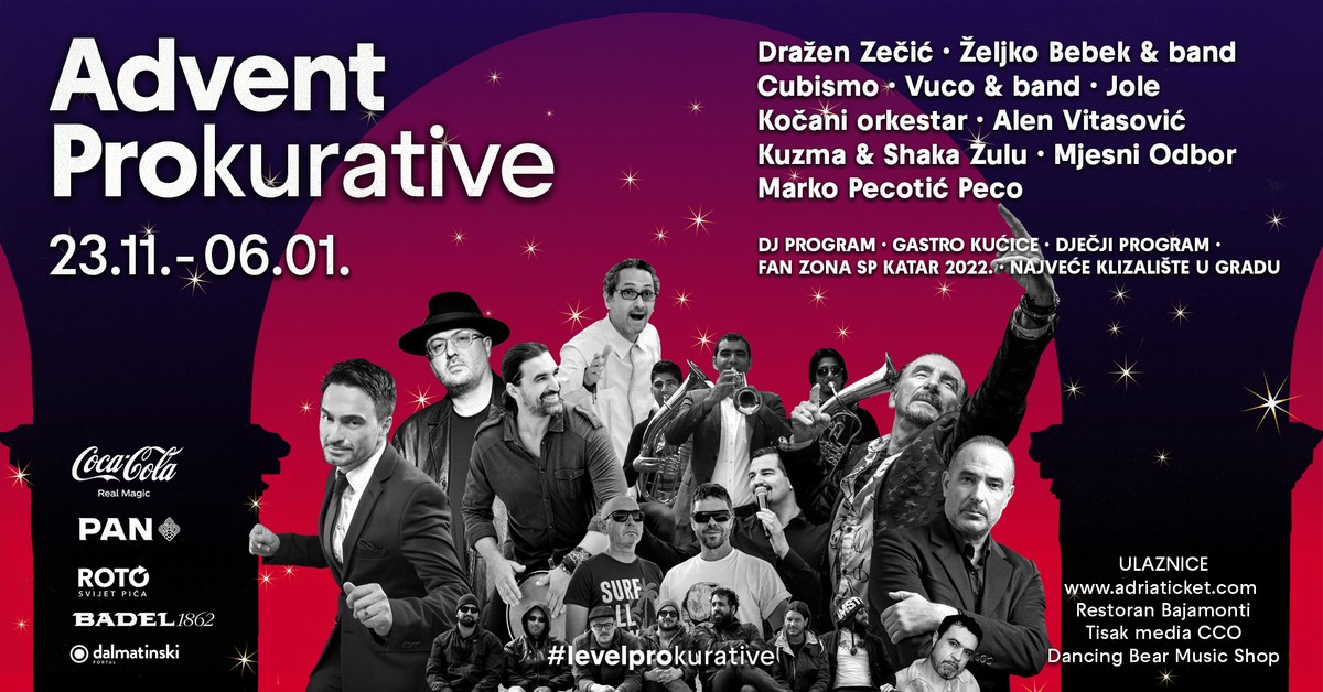 HIT DO HITA U CENTRU SPLITA Otvaranje Adventa sljedeći tjedan uz Pecu i veliki koncert Dražena Zečića