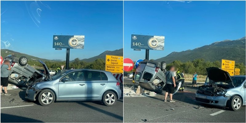 PROMETNA KOD ZAGVOZDA Dvije osobe prevezene u splitsku bolnicu