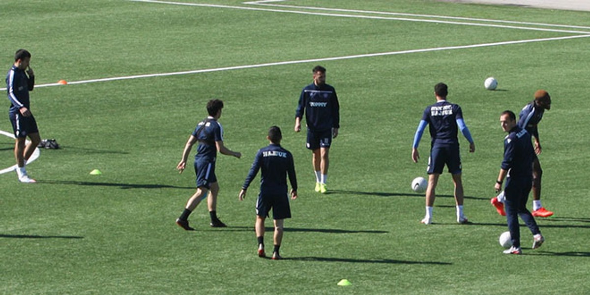 Caktaš prvi put na treningu druge momčadi