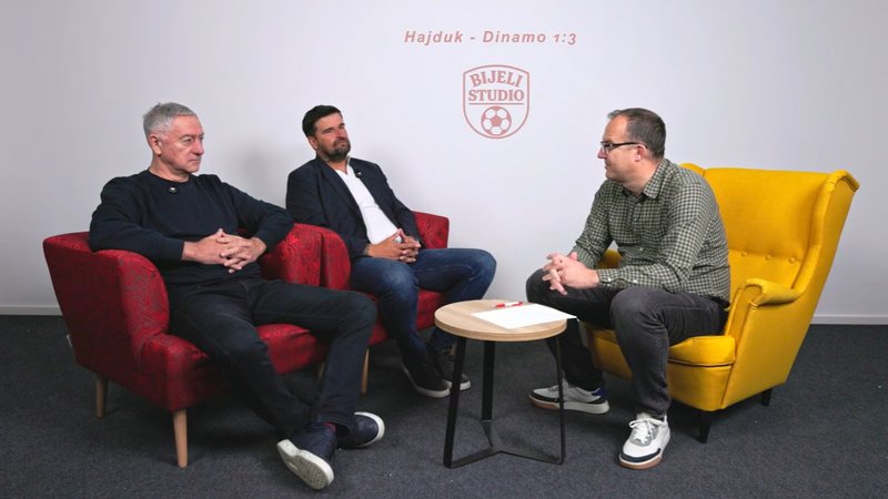 BIJELI STUDIO: Pogledajte analizu Hajdukovog poraza od Dinama u derbiju