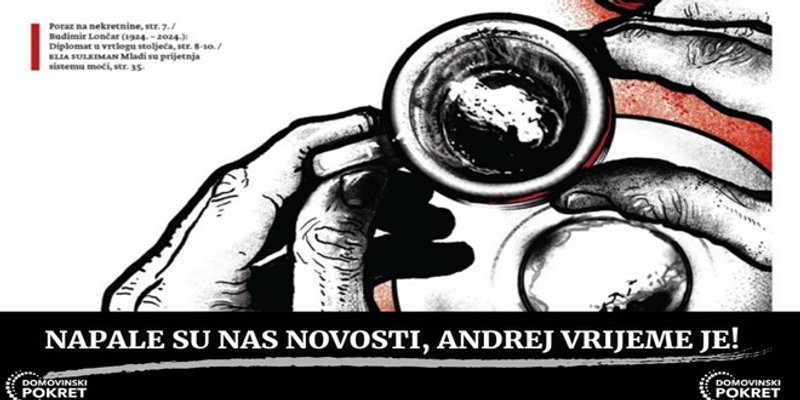 DOMOVINSKI POKRET SDŽ: Napale su nas Novosti! Andrej, vrijeme je!