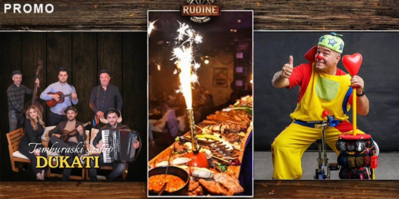 KONOBA RUDINE Tamburaši, vrhunska hrana i program za djecu