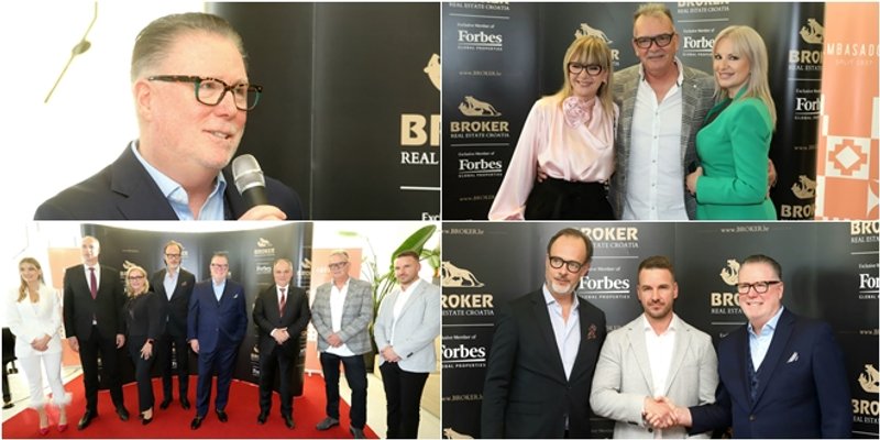 FOTOGALERIJA Čelnici Forbes Global Propertiesa u Splitu, agencija Broker od danas ekskluzivan partner