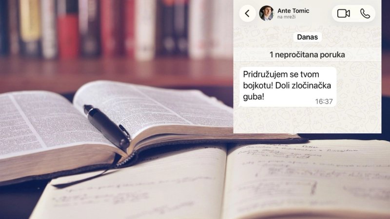 Krenuo bojkot splitske knjižnice: 'Doli zločinačka guba'