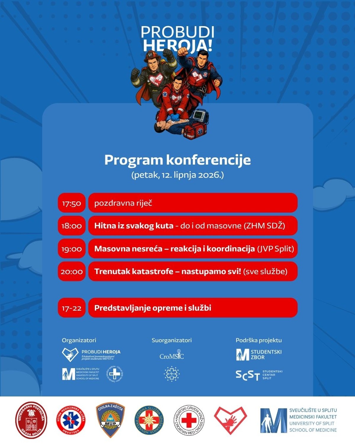 Studenti medicine na jednom mjestu okupljaju sve žurne službe