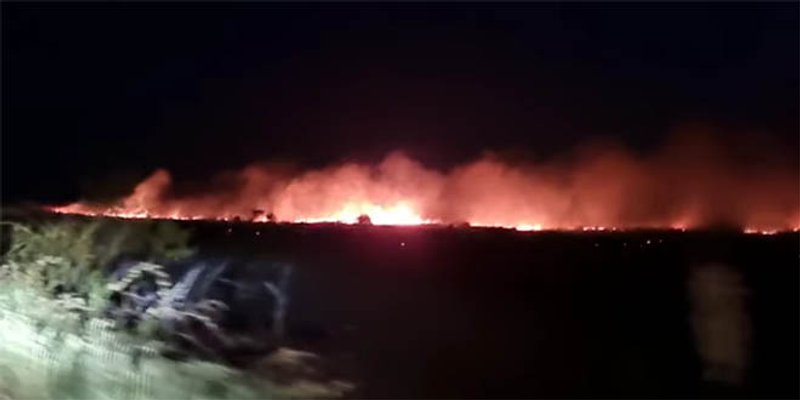 VATROGASCI BRANE KUĆE Požar kod Ražanca, zahvaćena velika površina